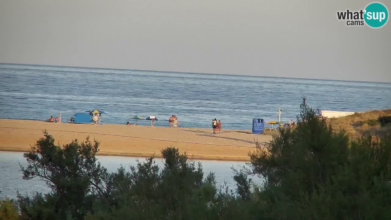 Webcam Chia – Vue en direct de la plage Su Giudeu