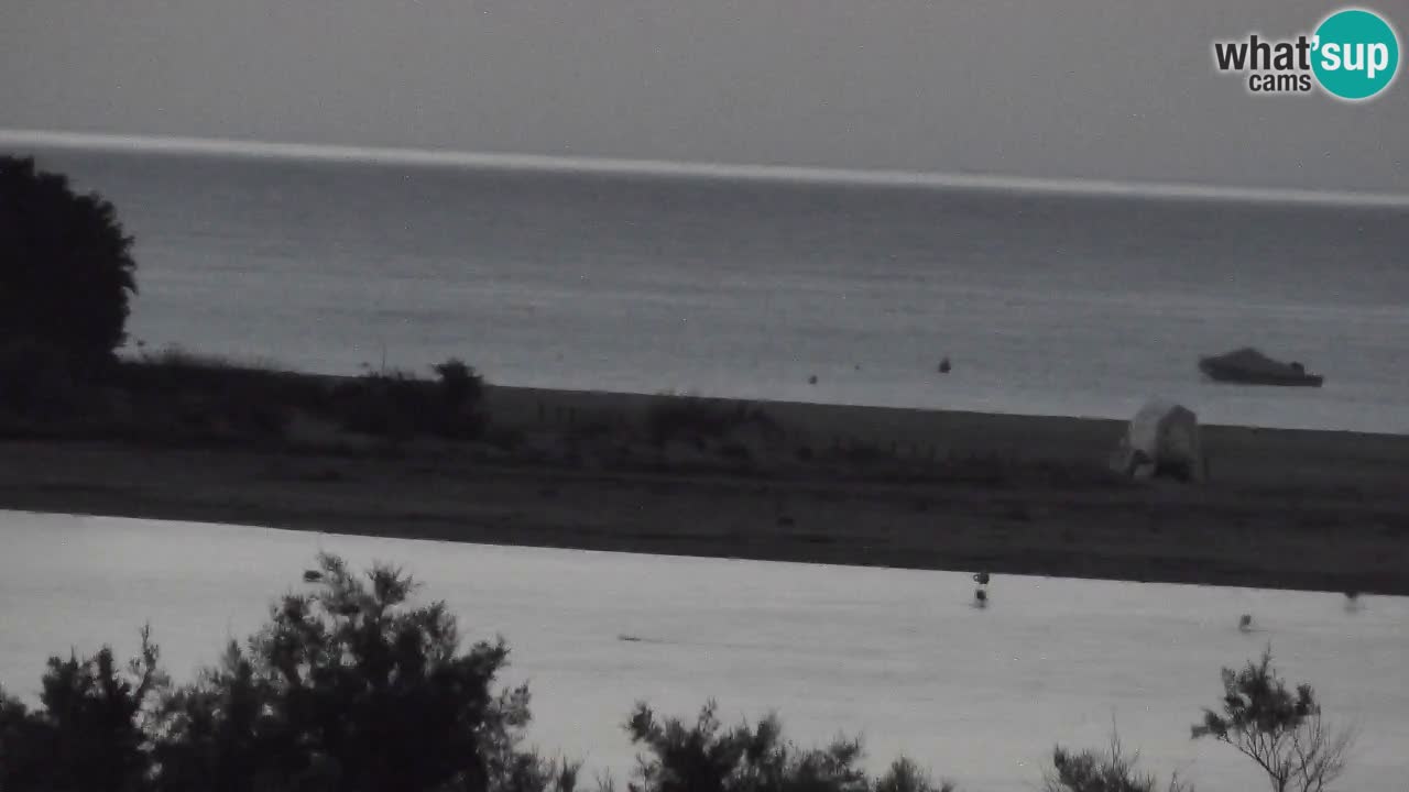Webcam Chia – Vista en directo de la playa Su Giudeu