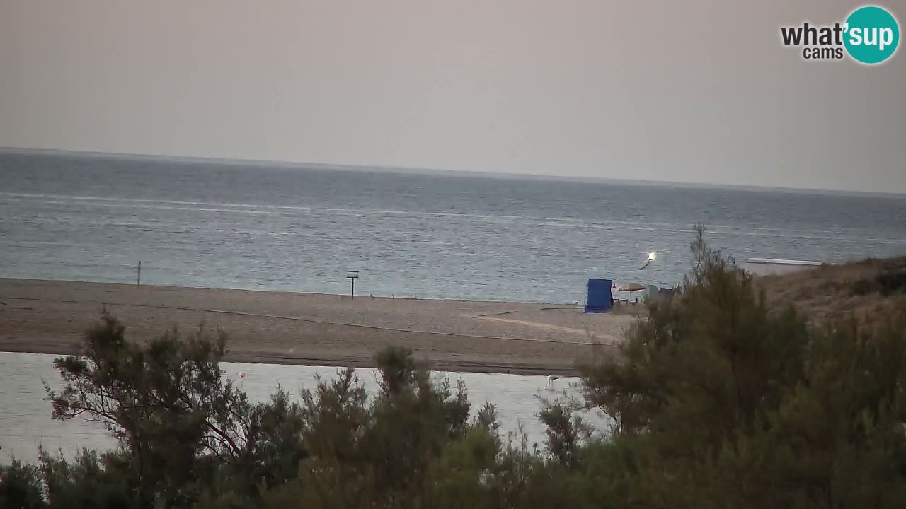 Webcam Chia – Vista en directo de la playa Su Giudeu