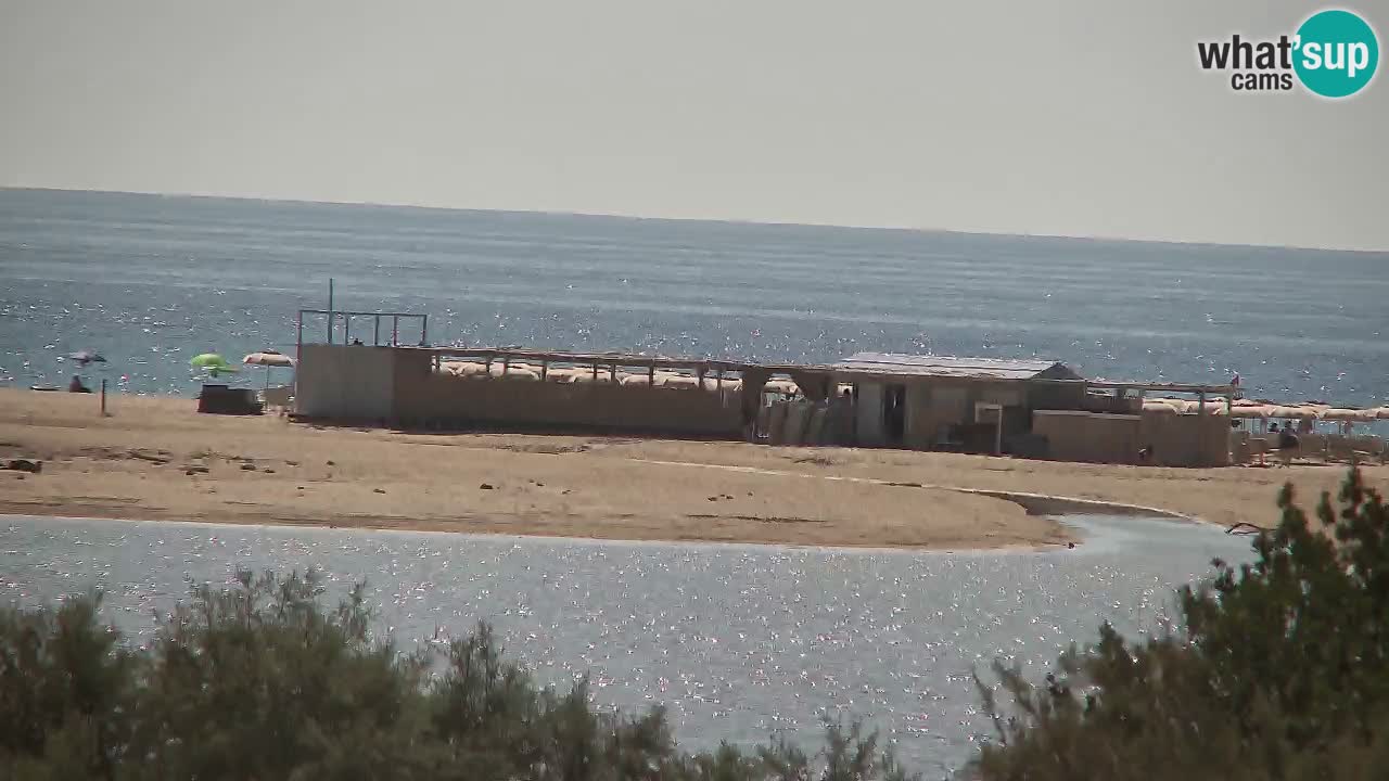 Spletna kamera Chia – Pogled v živo na plažo Su Giudeu