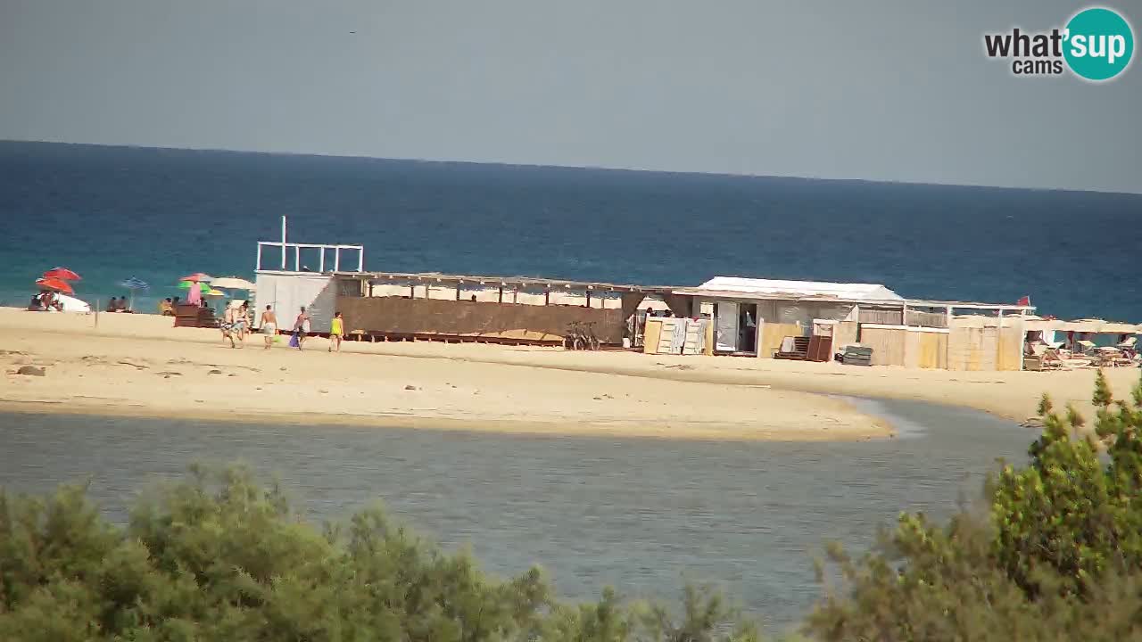 Webcam Chia – Vista en directo de la playa Su Giudeu