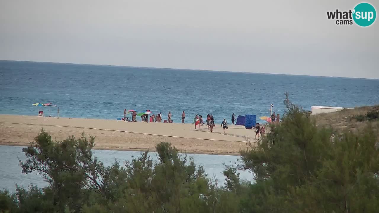 Webcam Chia – Vista en directo de la playa Su Giudeu