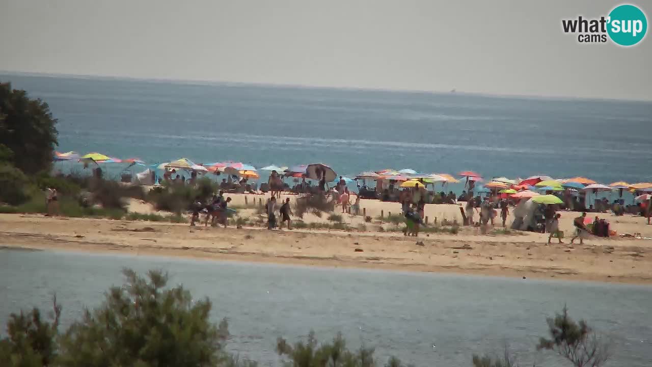 Spletna kamera Chia – Pogled v živo na plažo Su Giudeu