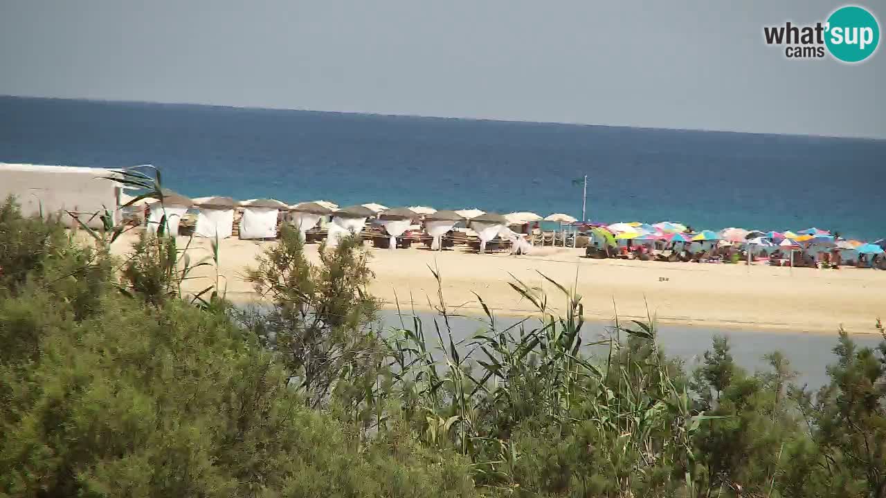 Webcam Chia – Vista en directo de la playa Su Giudeu