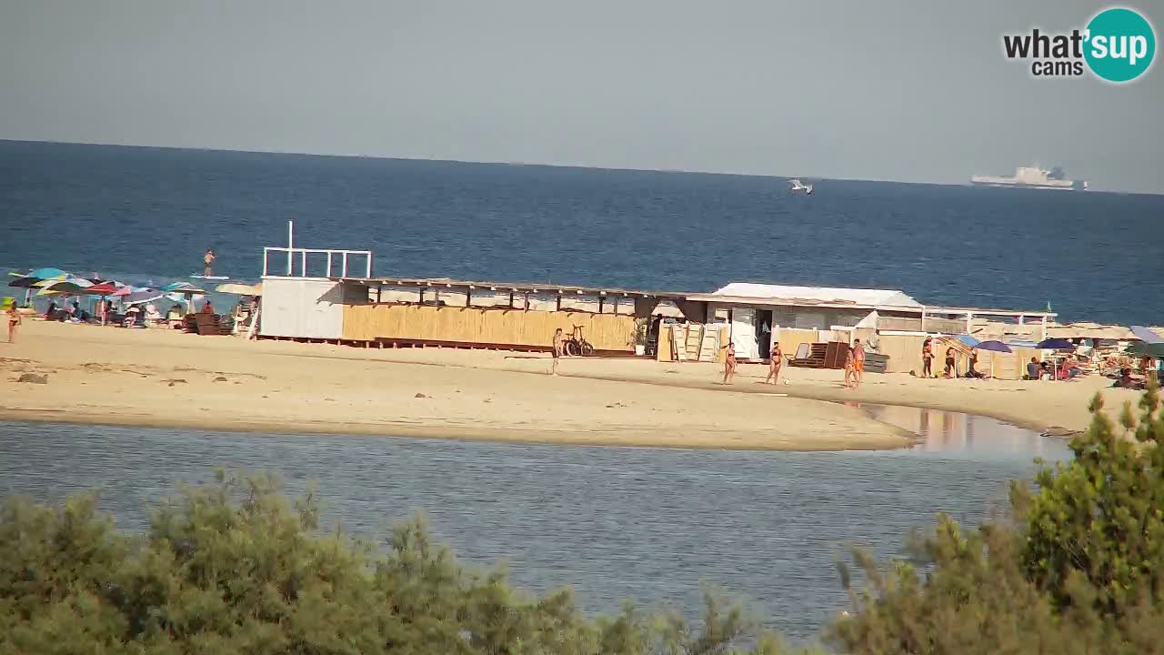 Webcam Chia – Spiaggia Su Giudeu in diretta