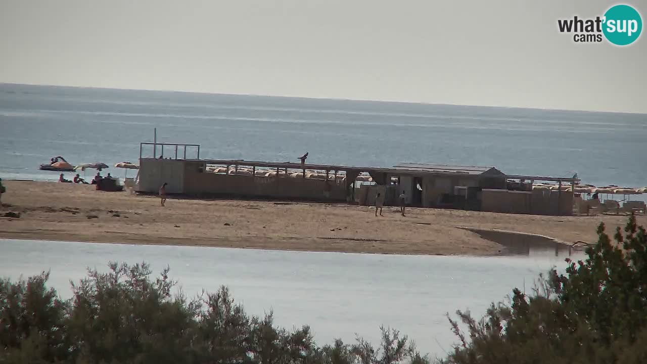 Webcam Chia – Vue en direct de la plage Su Giudeu