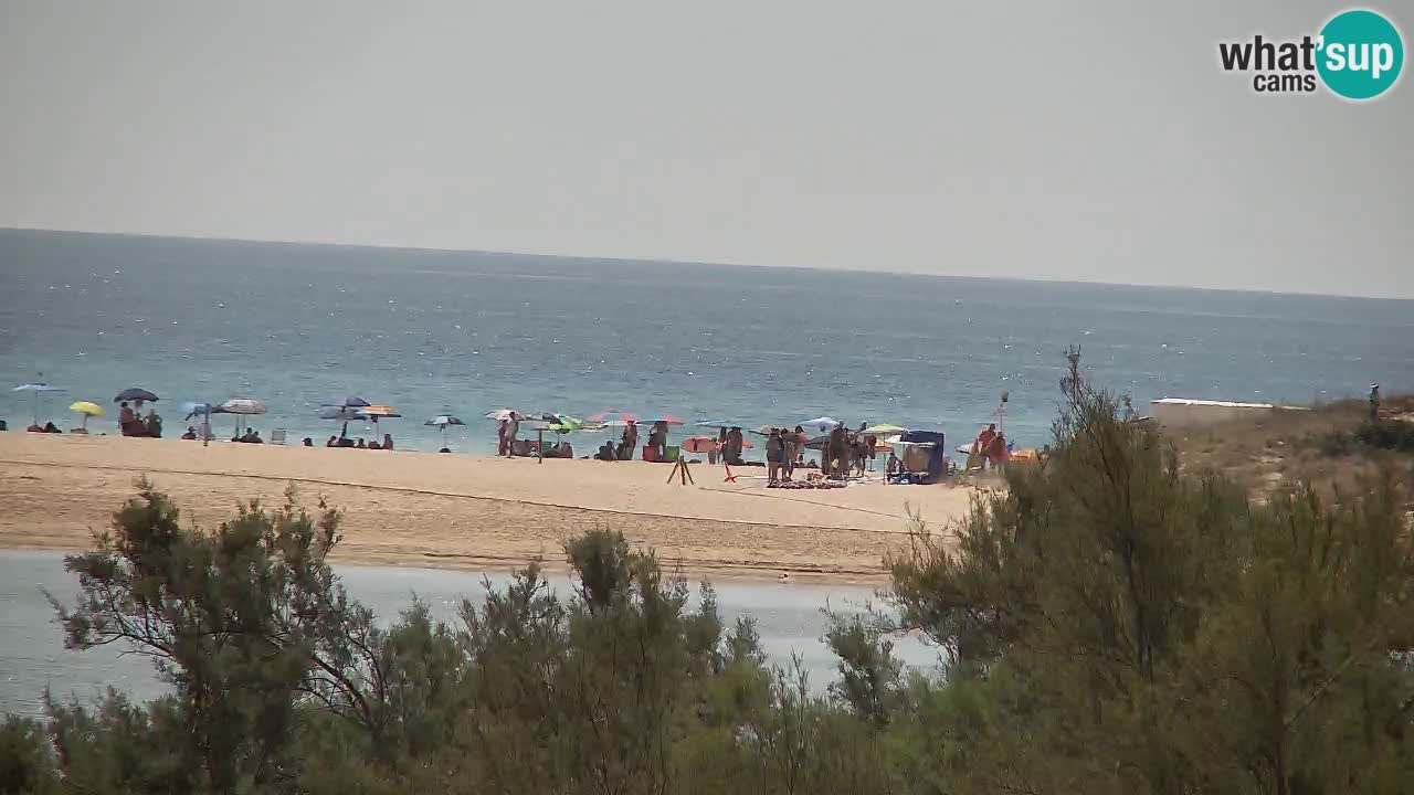 Webcam Chia – Vista en directo de la playa Su Giudeu