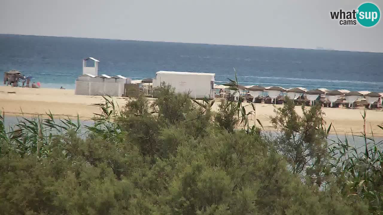 Webcam Chia – Spiaggia Su Giudeu in diretta