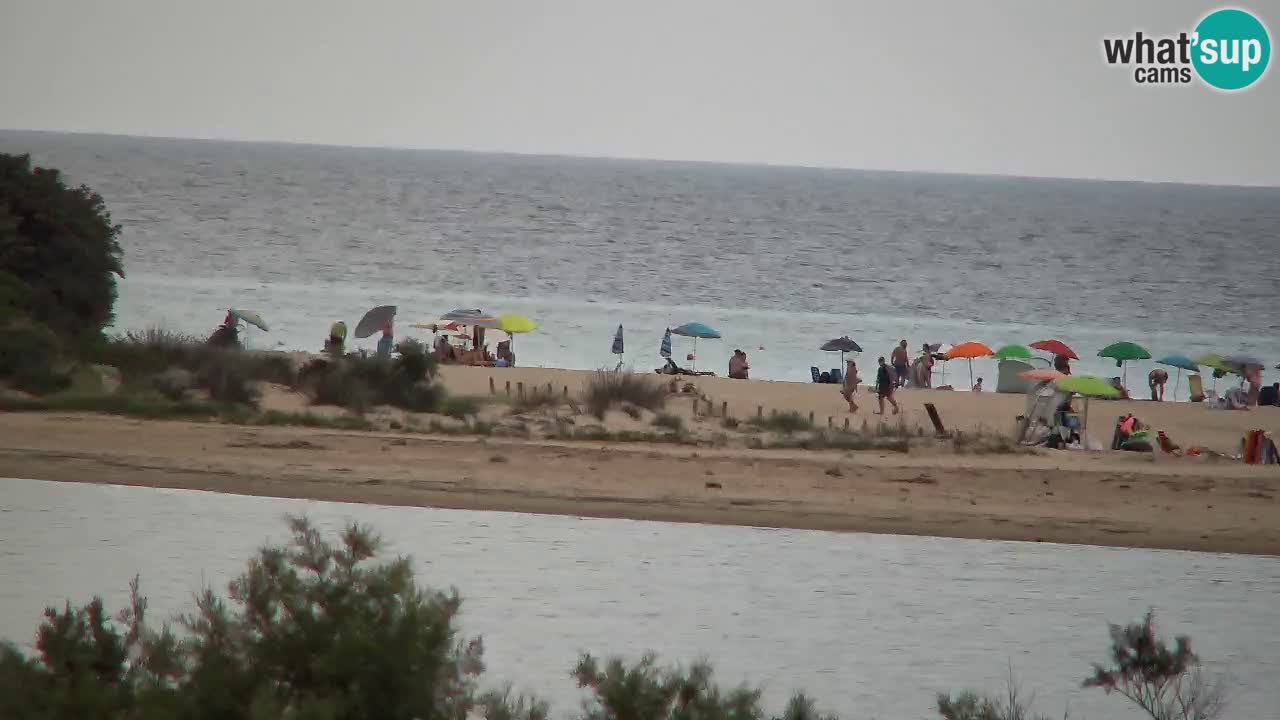 Webcam Chia – Vista en directo de la playa Su Giudeu