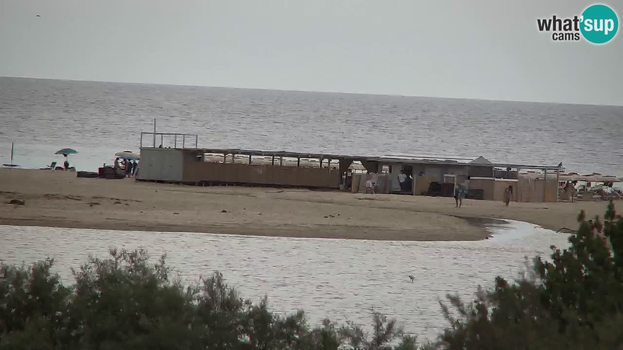 Webcam Chia – Vista en directo de la playa Su Giudeu