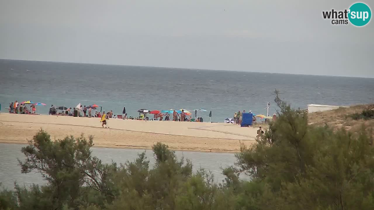 Webcam Chia – Vue en direct de la plage Su Giudeu