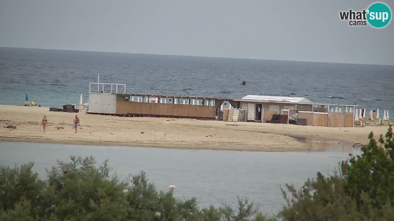 Spletna kamera Chia – Pogled v živo na plažo Su Giudeu