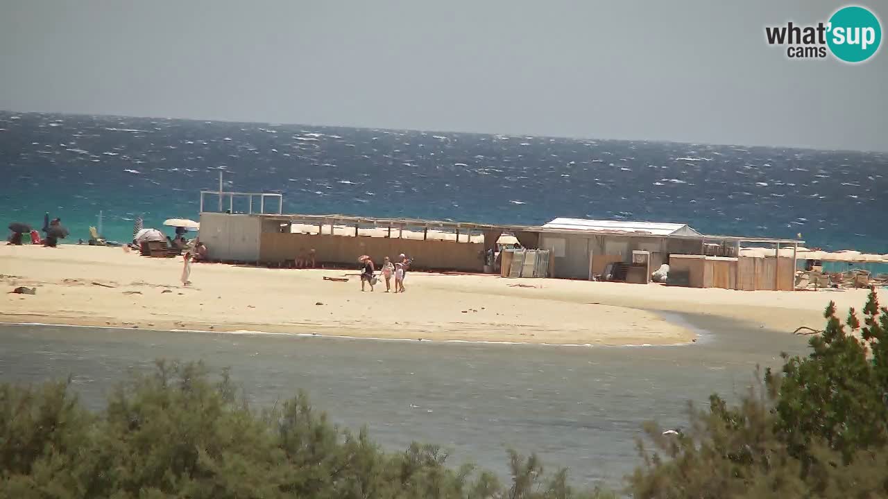 Webcam Chia – Spiaggia Su Giudeu in diretta
