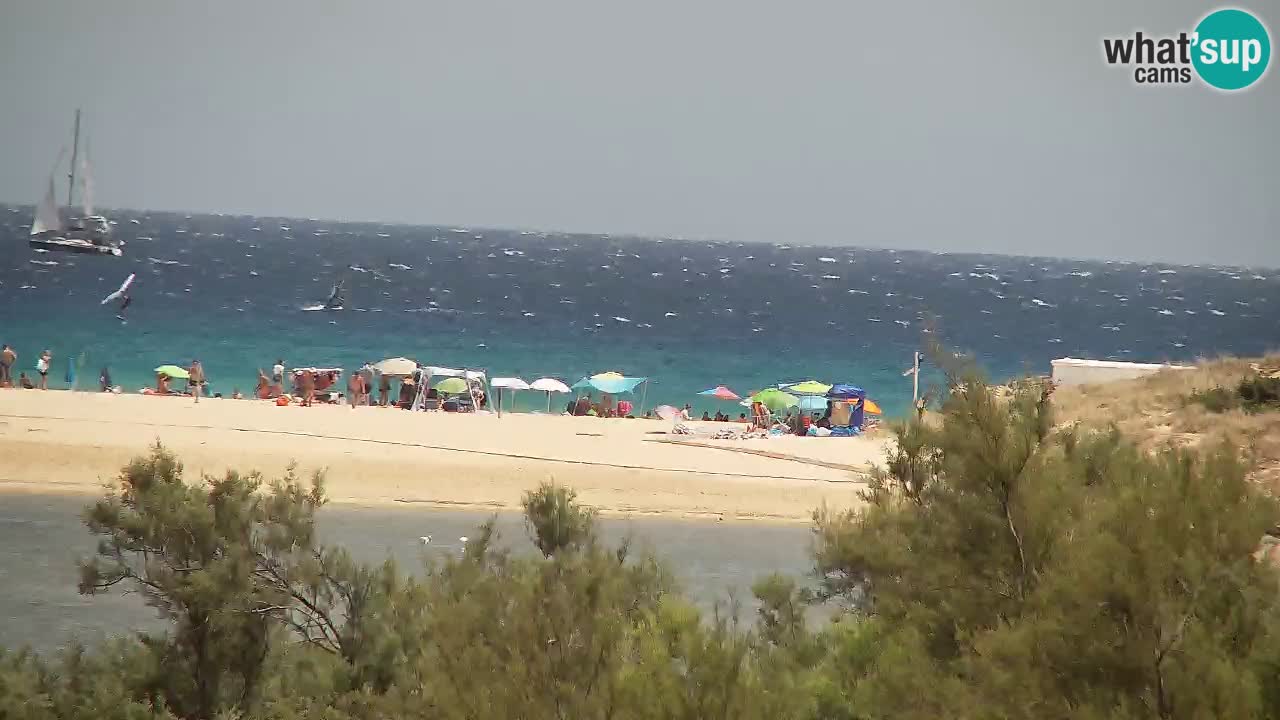 Webcam Chia – Vue en direct de la plage Su Giudeu