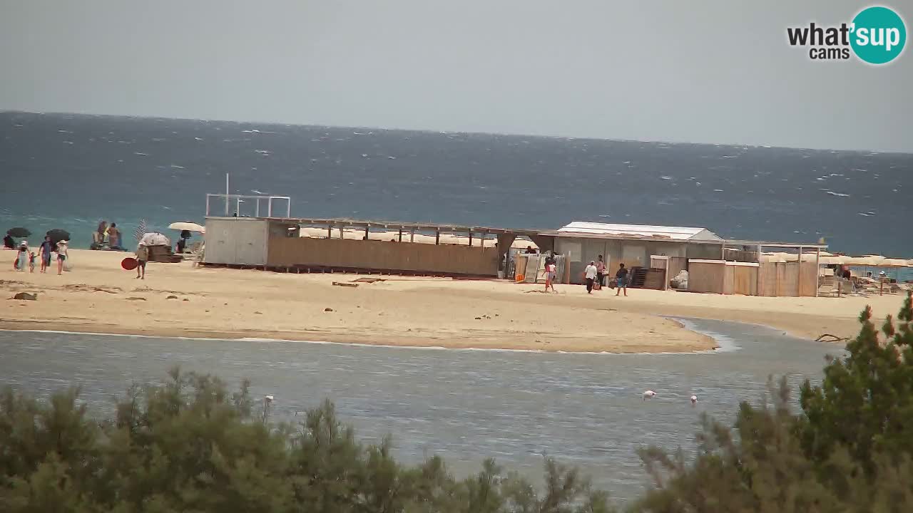 Webcam Chia – Spiaggia Su Giudeu in diretta