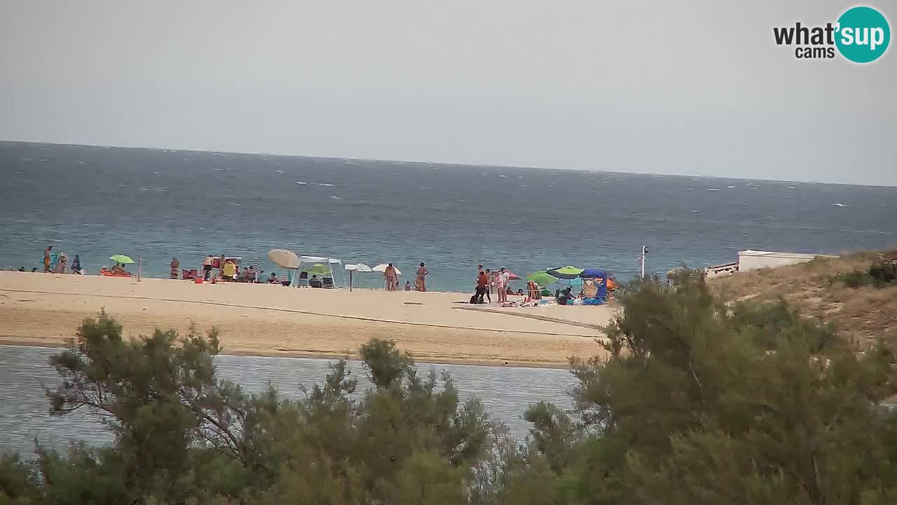 Webcam Chia – Vue en direct de la plage Su Giudeu