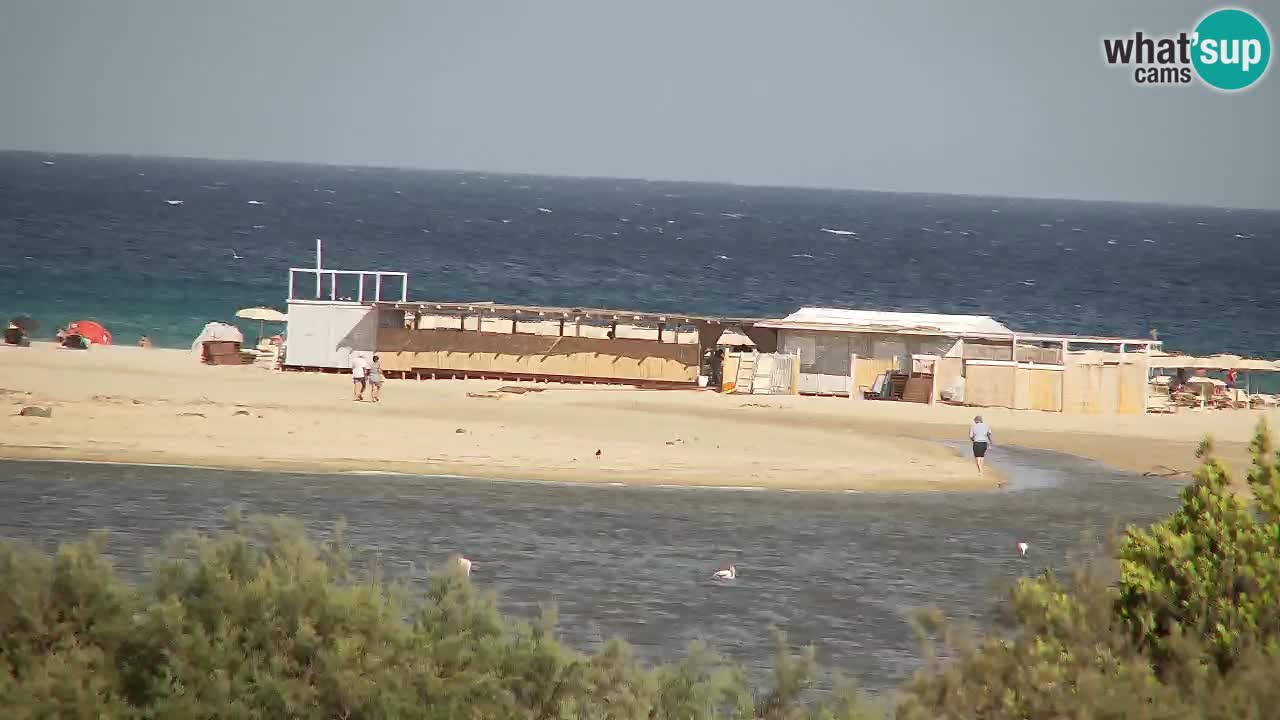 Spletna kamera Chia – Pogled v živo na plažo Su Giudeu