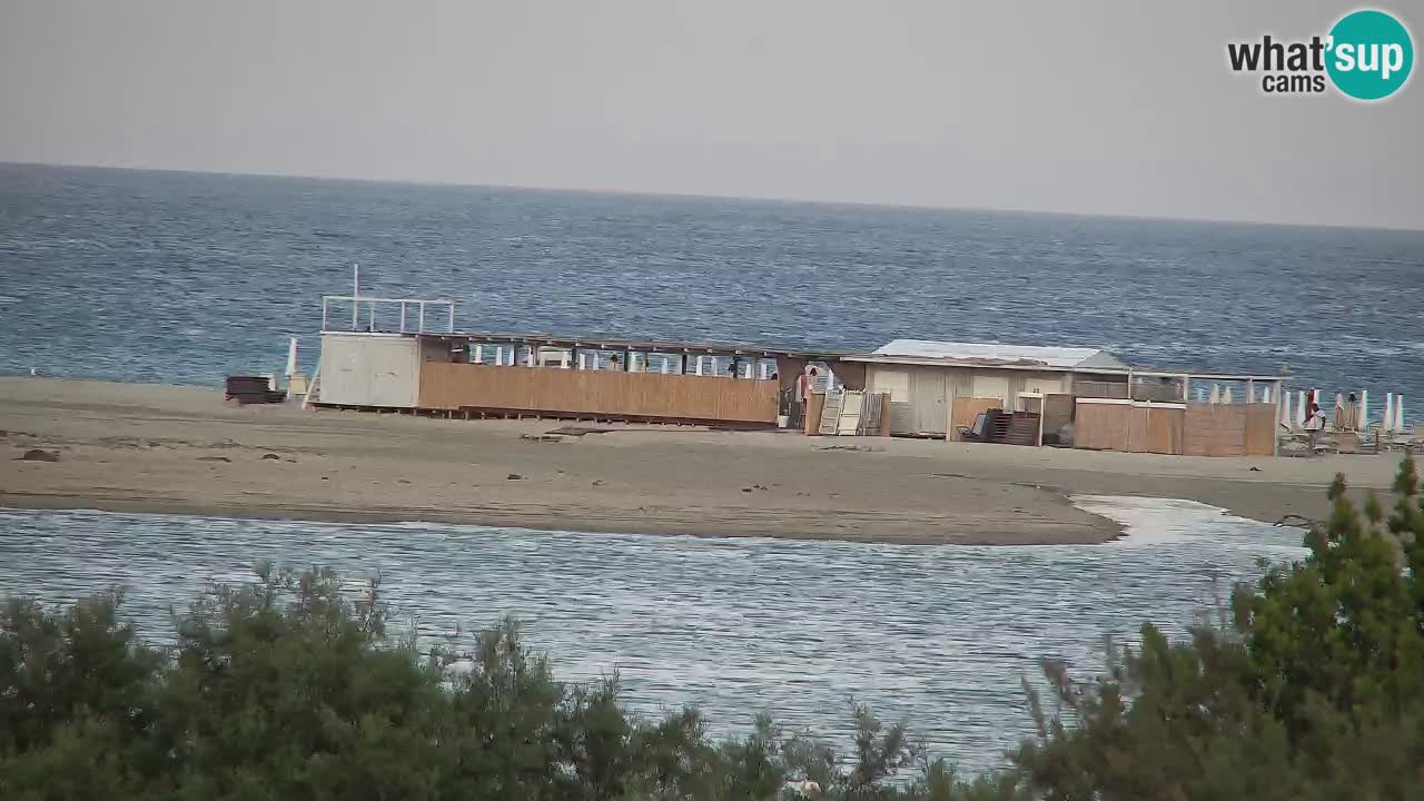 Webcam Chia – Vue en direct de la plage Su Giudeu