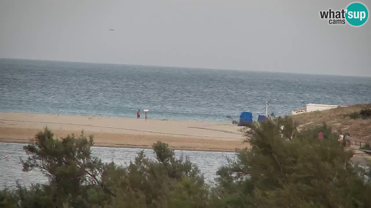 Webcam Chia – Vue en direct de la plage Su Giudeu