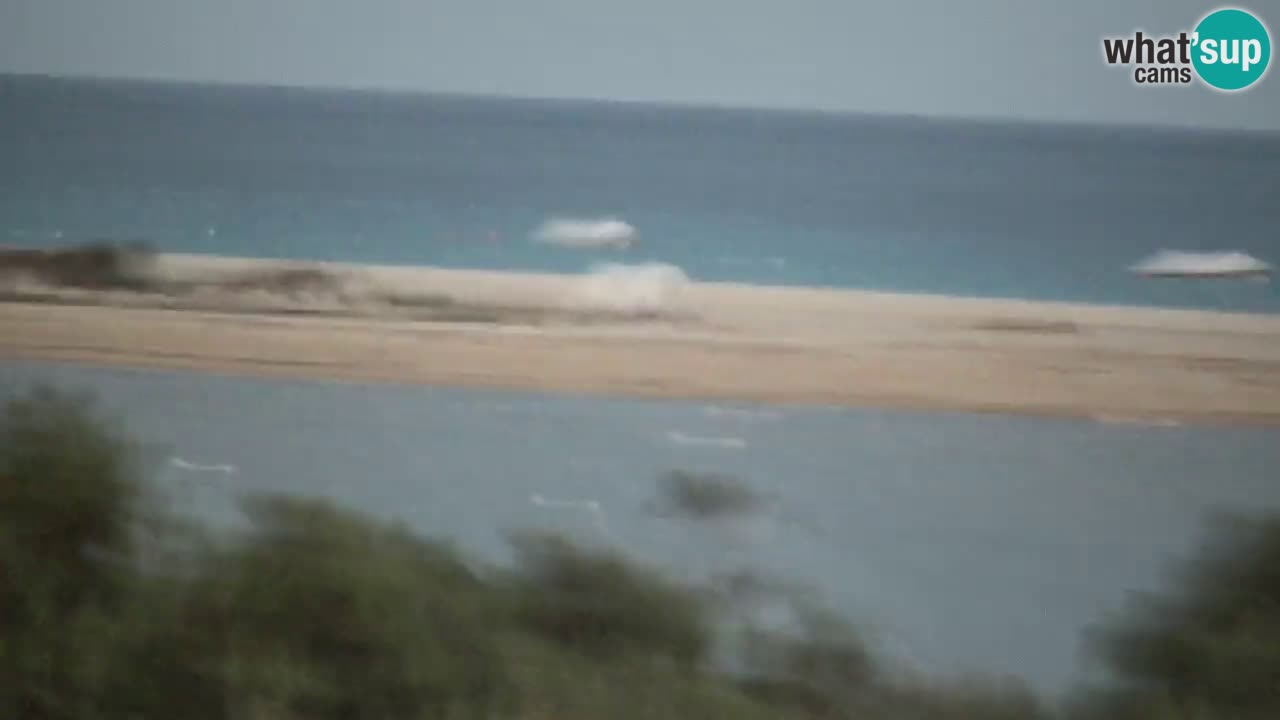 Webcam Chia – Vue en direct de la plage Su Giudeu
