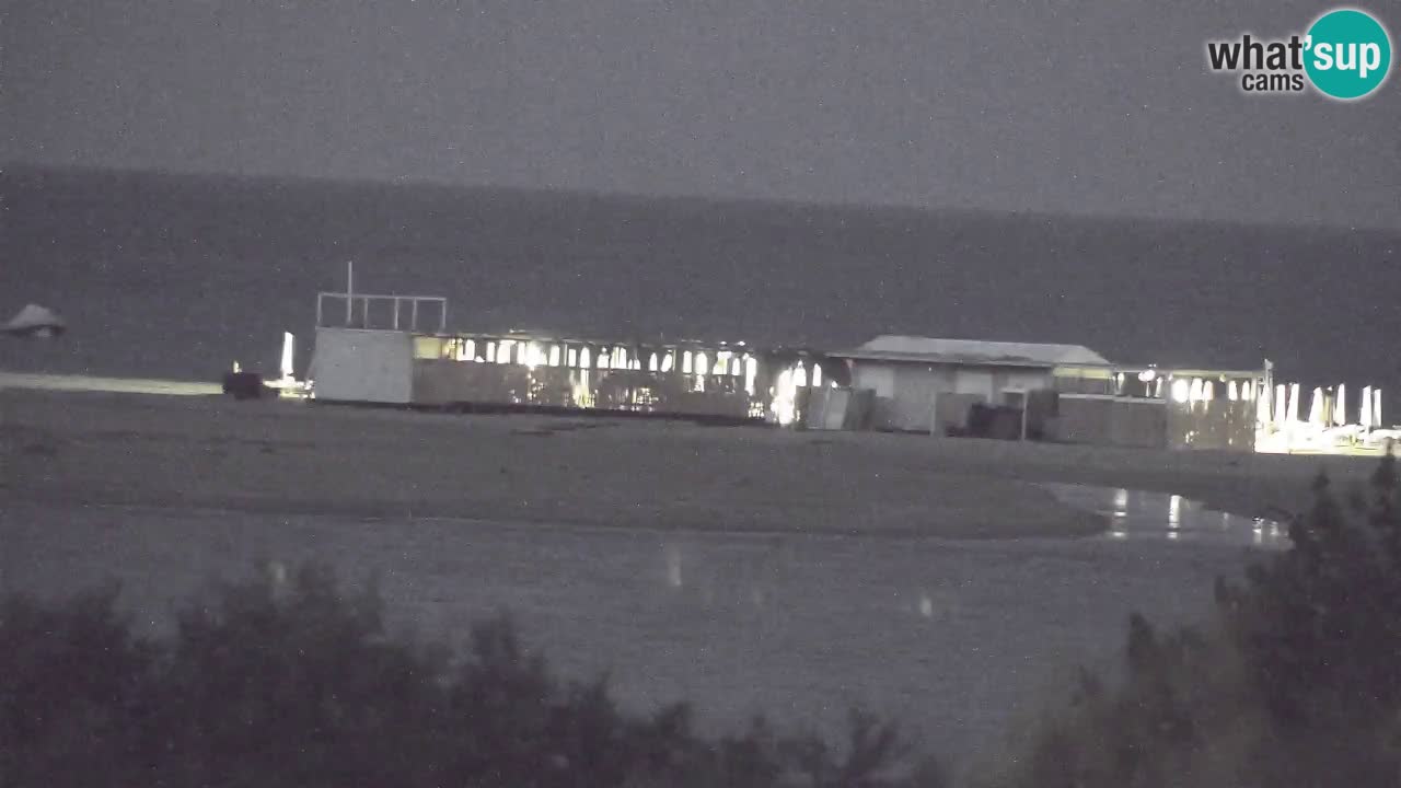 Webcam Chia – Vue en direct de la plage Su Giudeu