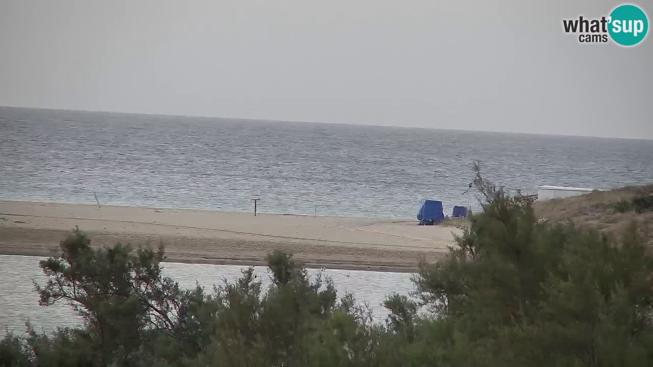Webcam Chia – Vue en direct de la plage Su Giudeu