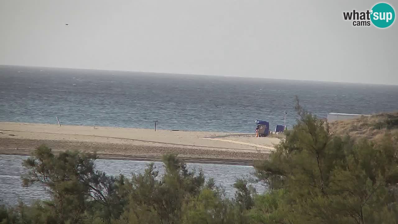 Webcam Chia – Vue en direct de la plage Su Giudeu