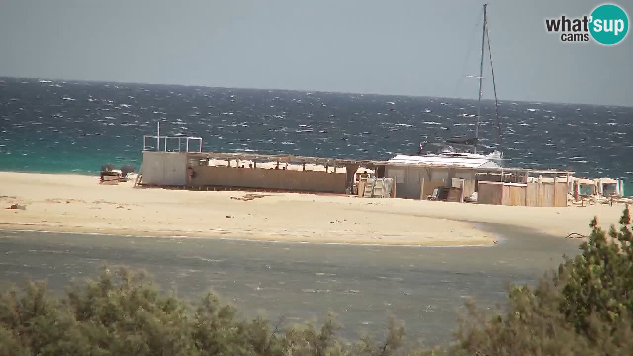Webcam Chia – Vista en directo de la playa Su Giudeu