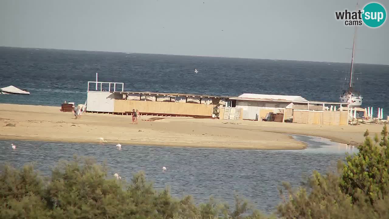 Webcam Chia – Vista en directo de la playa Su Giudeu
