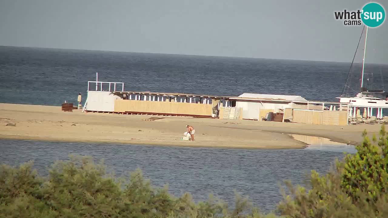 Webcam Chia – Spiaggia Su Giudeu in diretta