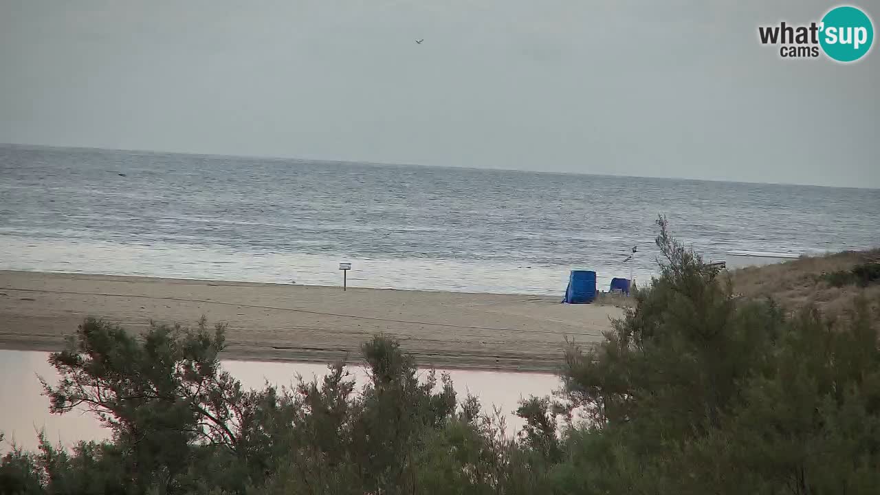 Webcam Chia – Vue en direct de la plage Su Giudeu