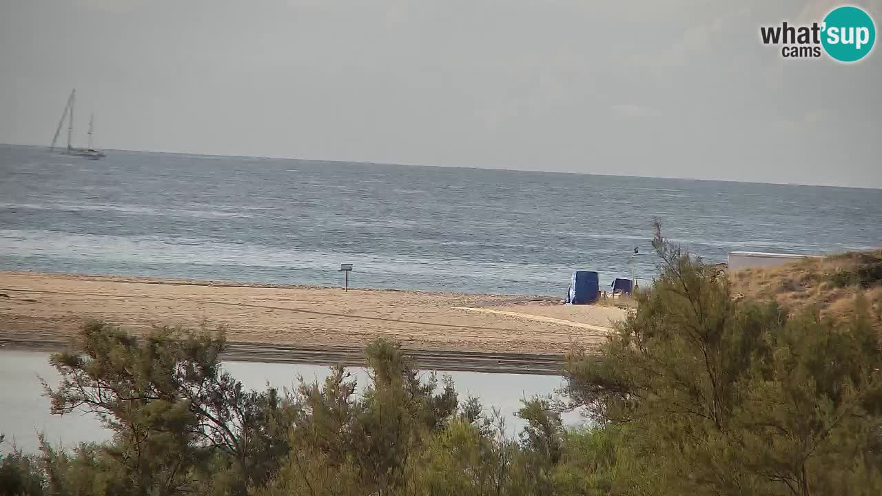 Webcam Chia – Vue en direct de la plage Su Giudeu
