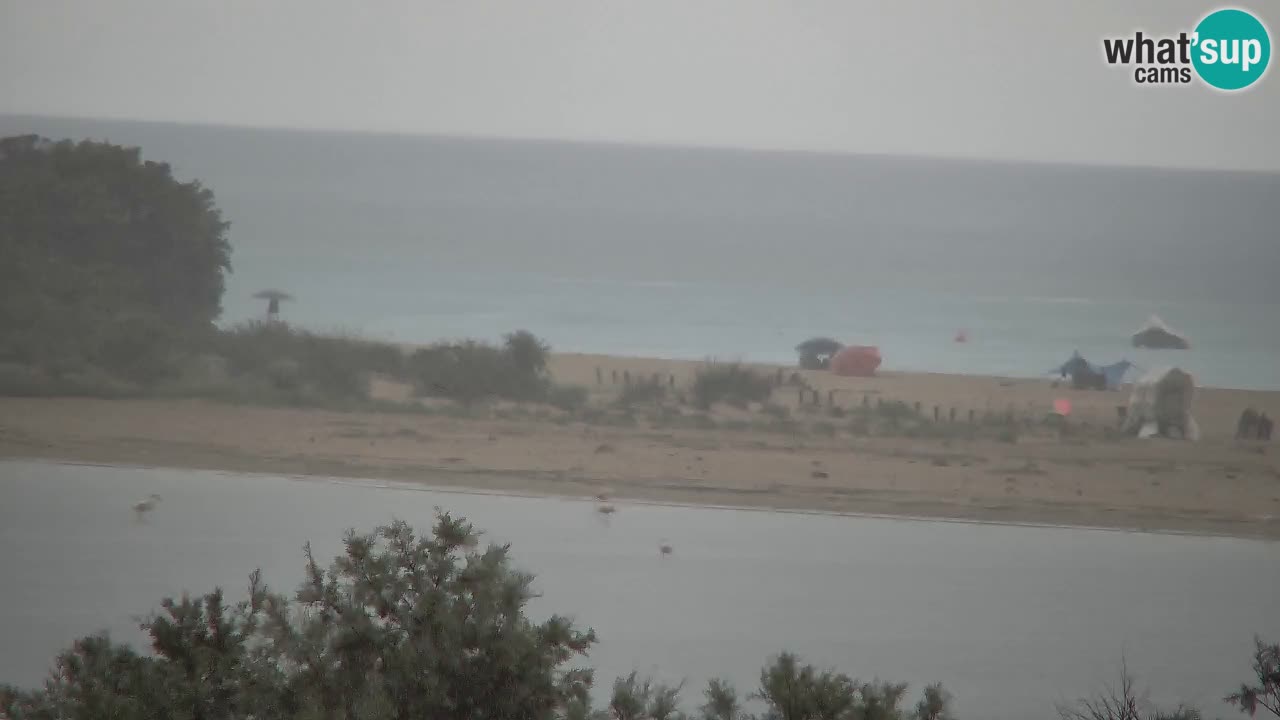 Webcam Chia – Vista en directo de la playa Su Giudeu