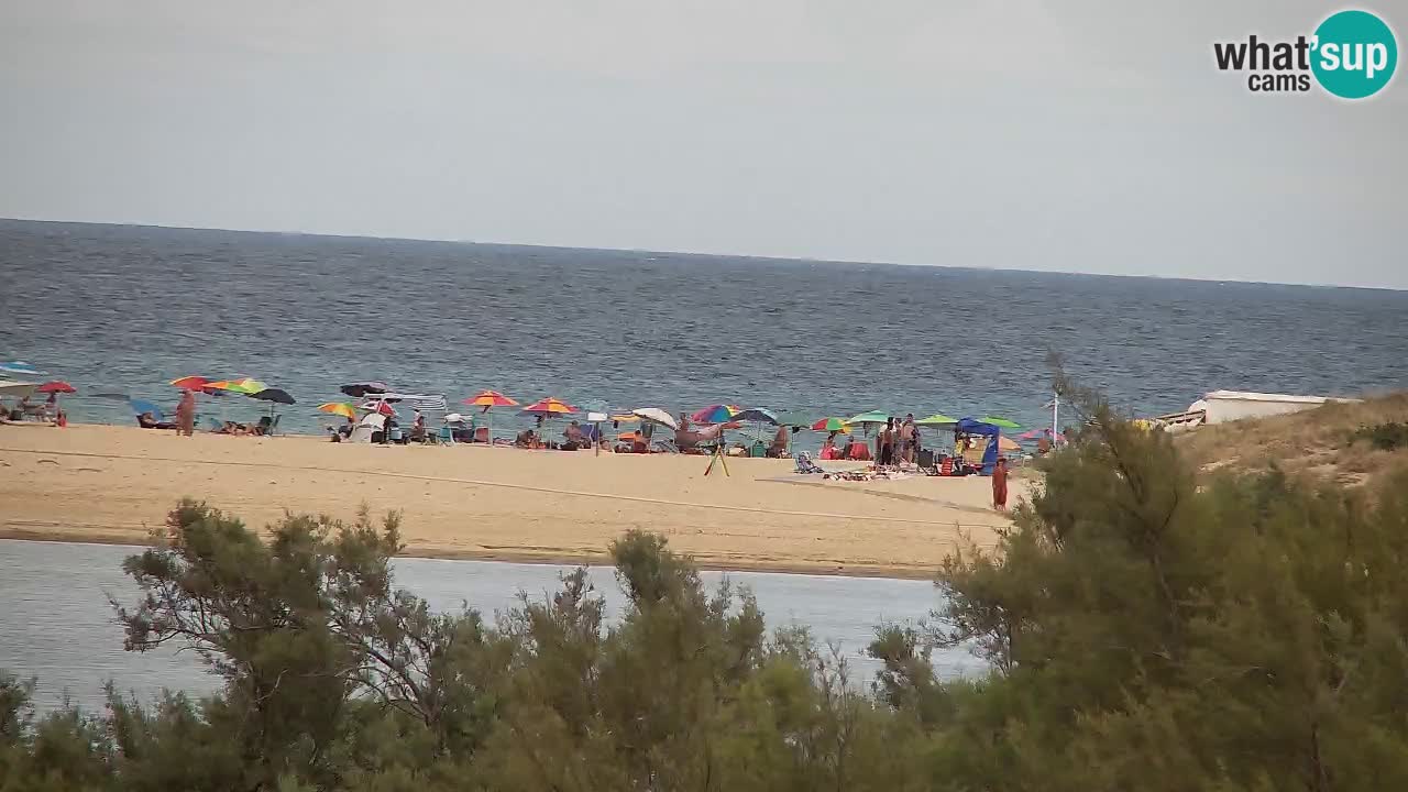 Webcam Chia – Vista en directo de la playa Su Giudeu