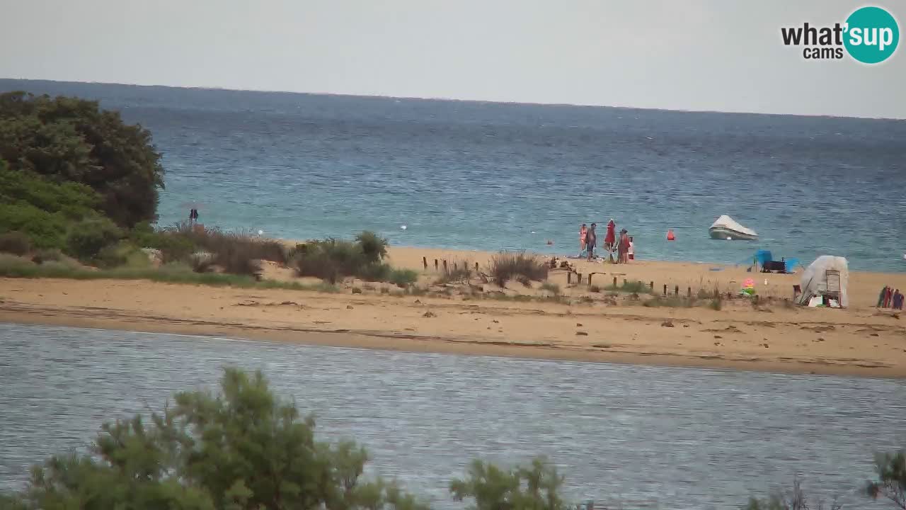 Webcam Chia – Vue en direct de la plage Su Giudeu