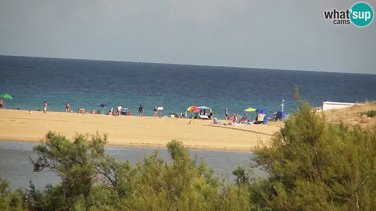 Webcam Chia – Vista en directo de la playa Su Giudeu