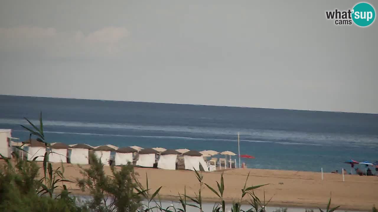 Webcam Chia – Spiaggia Su Giudeu in diretta