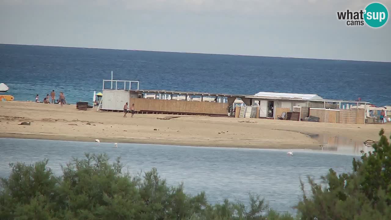 Webcam Chia – Vue en direct de la plage Su Giudeu