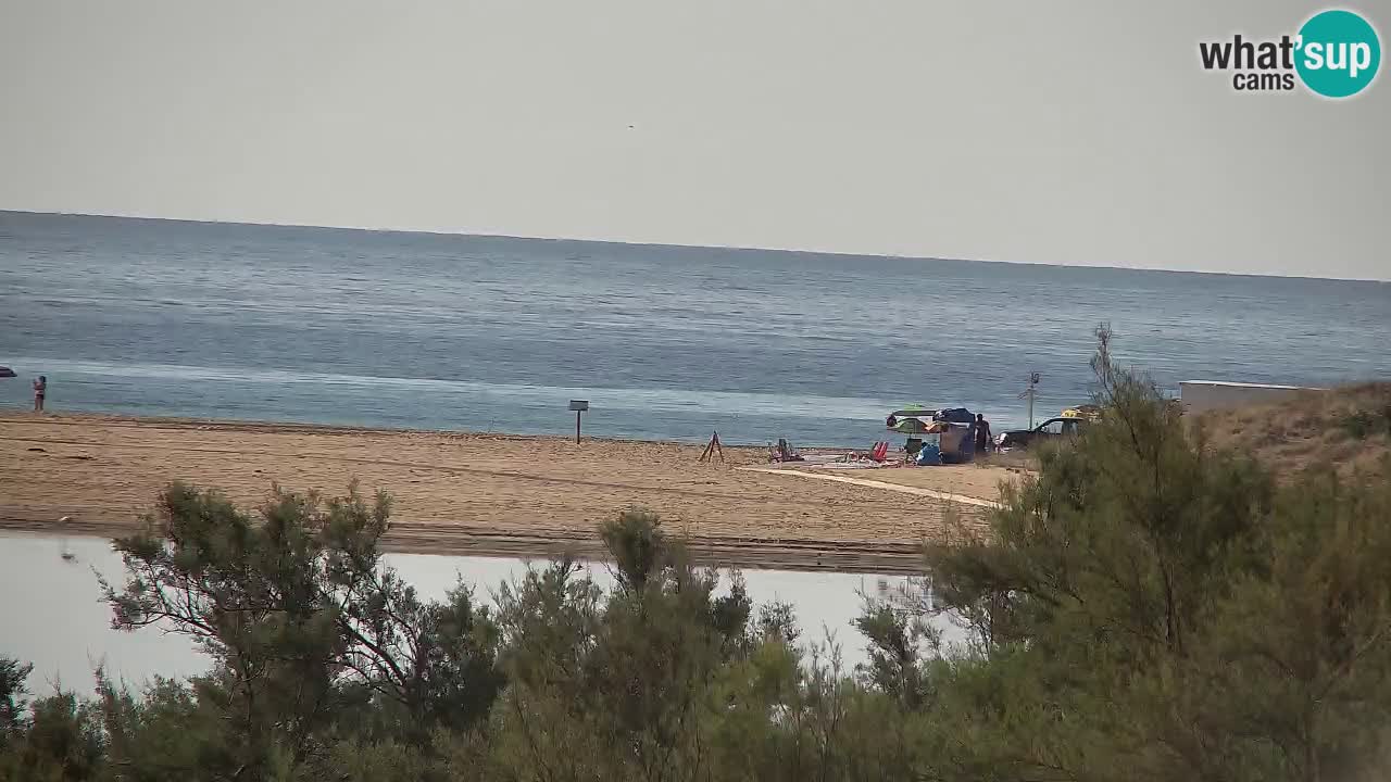Webcam Chia – Vue en direct de la plage Su Giudeu