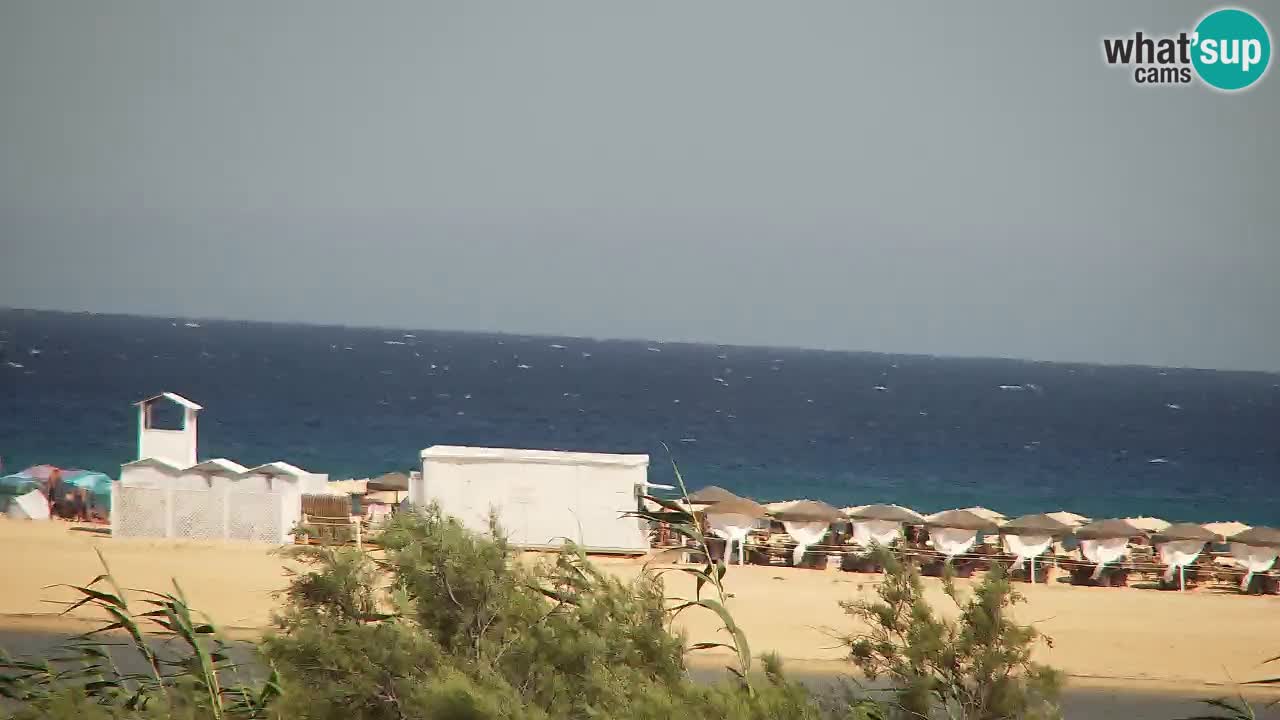 Webcam Chia – Live View of Su Giudeu Beach