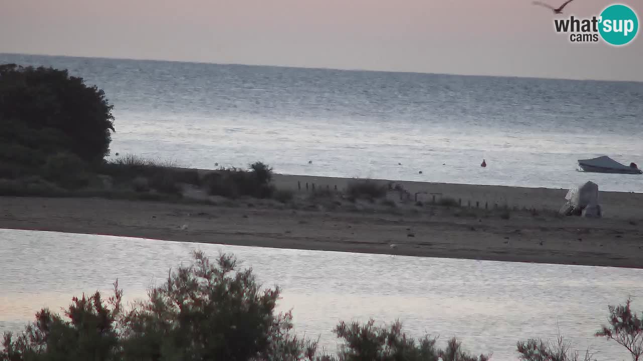 Webcam Chia – Vue en direct de la plage Su Giudeu