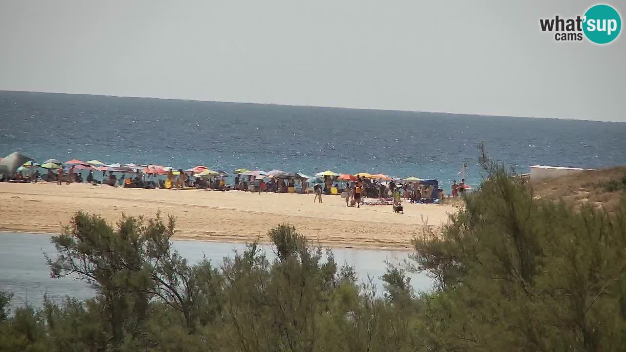 Webcam Chia – Vista en directo de la playa Su Giudeu