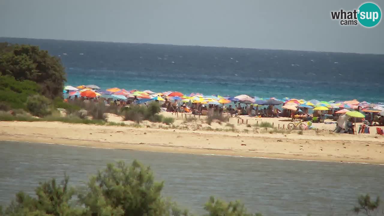 Webcam Chia – Vista en directo de la playa Su Giudeu