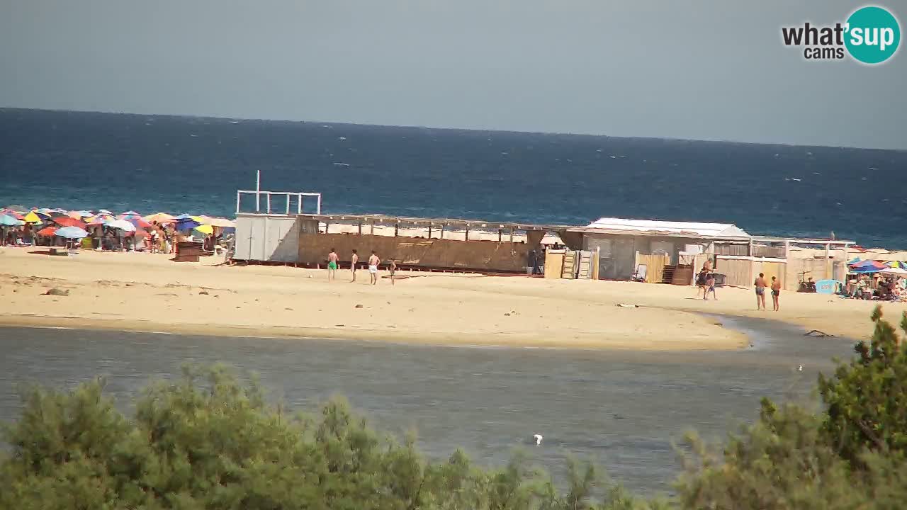 Webcam Chia – Vista en directo de la playa Su Giudeu