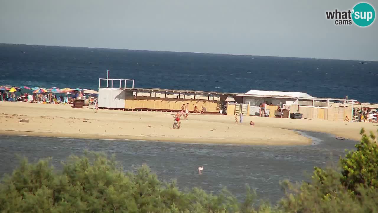 Webcam Chia – Vista en directo de la playa Su Giudeu