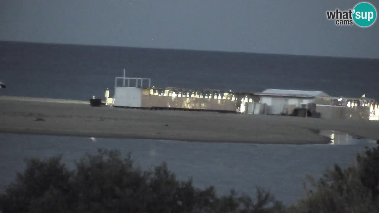 Spletna kamera Chia – Pogled v živo na plažo Su Giudeu