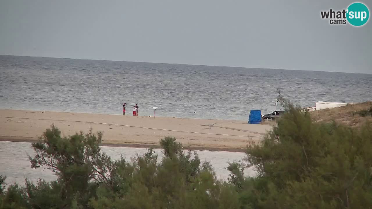 Webcam Chia – Vue en direct de la plage Su Giudeu