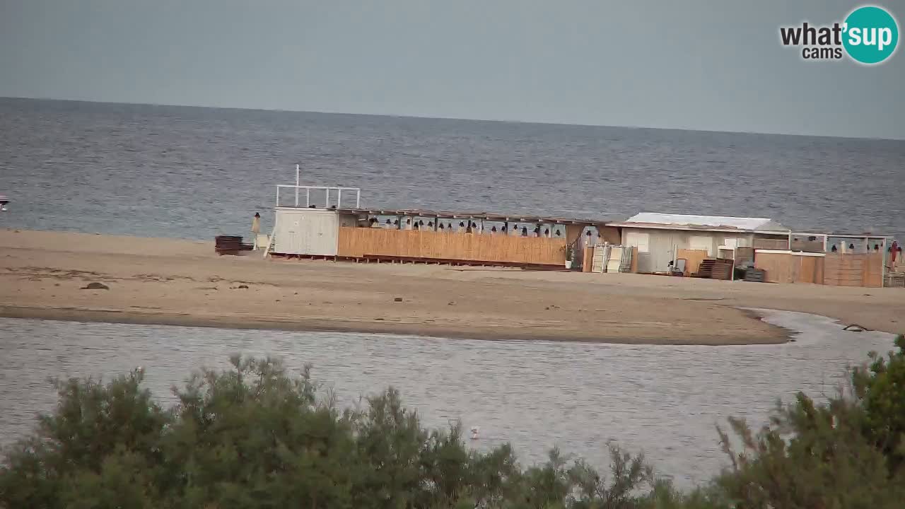 Spletna kamera Chia – Pogled v živo na plažo Su Giudeu