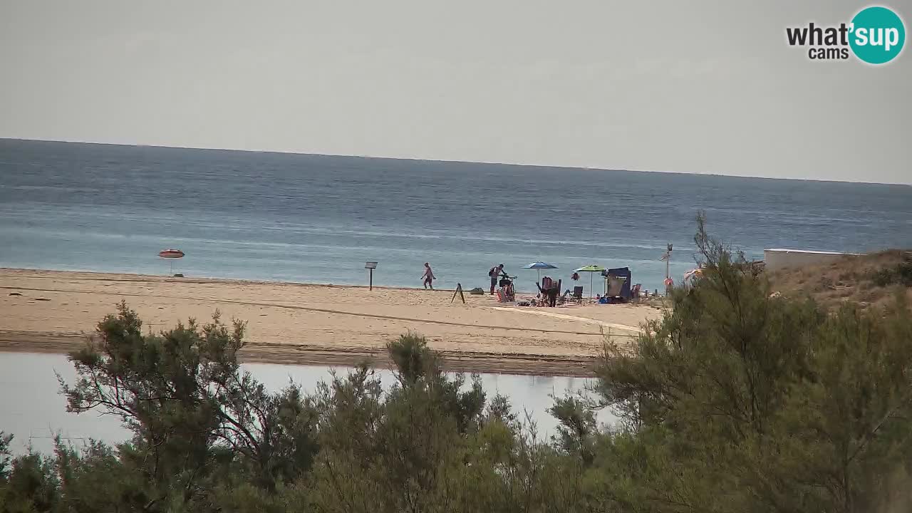 Webcam Chia – Vista en directo de la playa Su Giudeu
