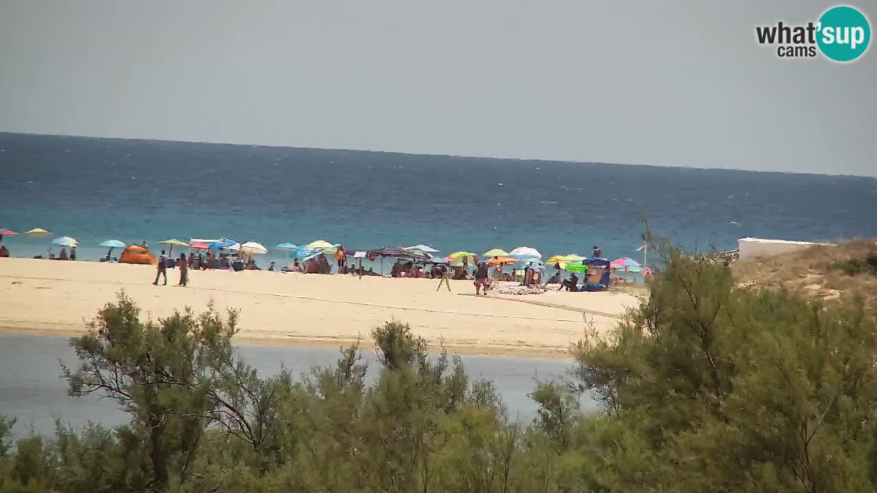 Webcam Chia – Vista en directo de la playa Su Giudeu